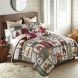 Winter Cottage Quilted Bedding Set is featured with the Winter Cottage 2pc Pillow Set