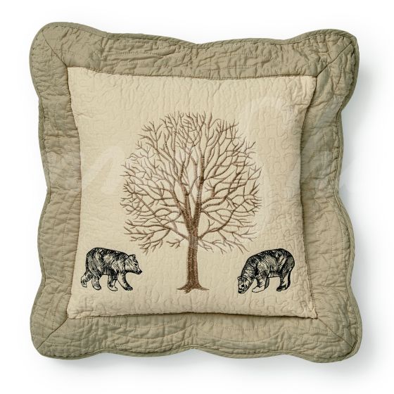 Decorative Pillow -Bears, Bear Creek