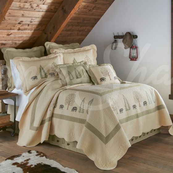 Bear Creek - Quilted Bedding Collection