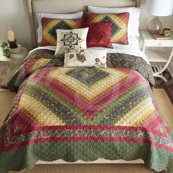 Spice Postage Stamp Bedding, The Ultra Comfort Collection