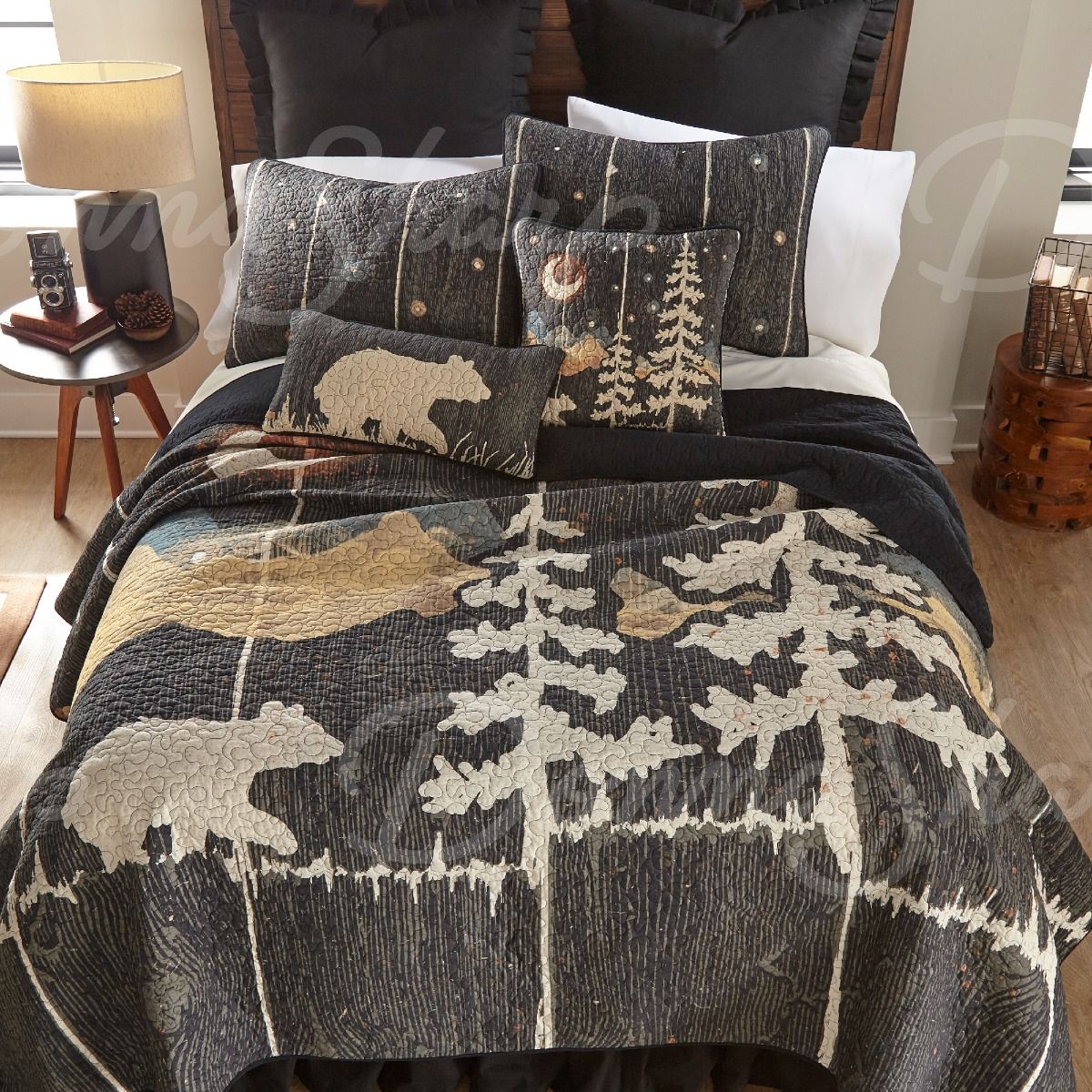 Donna Sharp Moonlit Bear Rectangular Dec Pillow