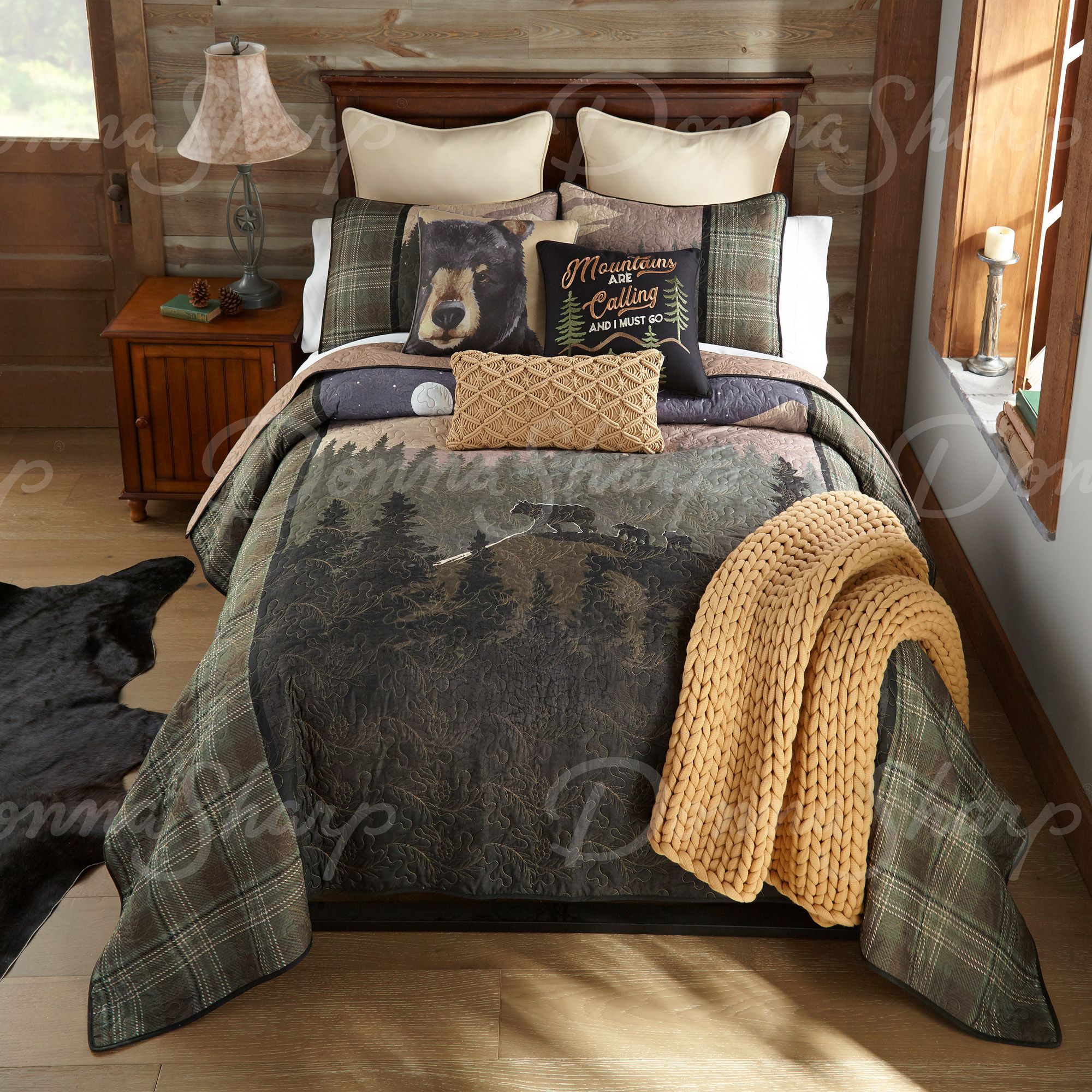 Mountain Moon 3pc Quilted Bedding Set by Donna Sharp