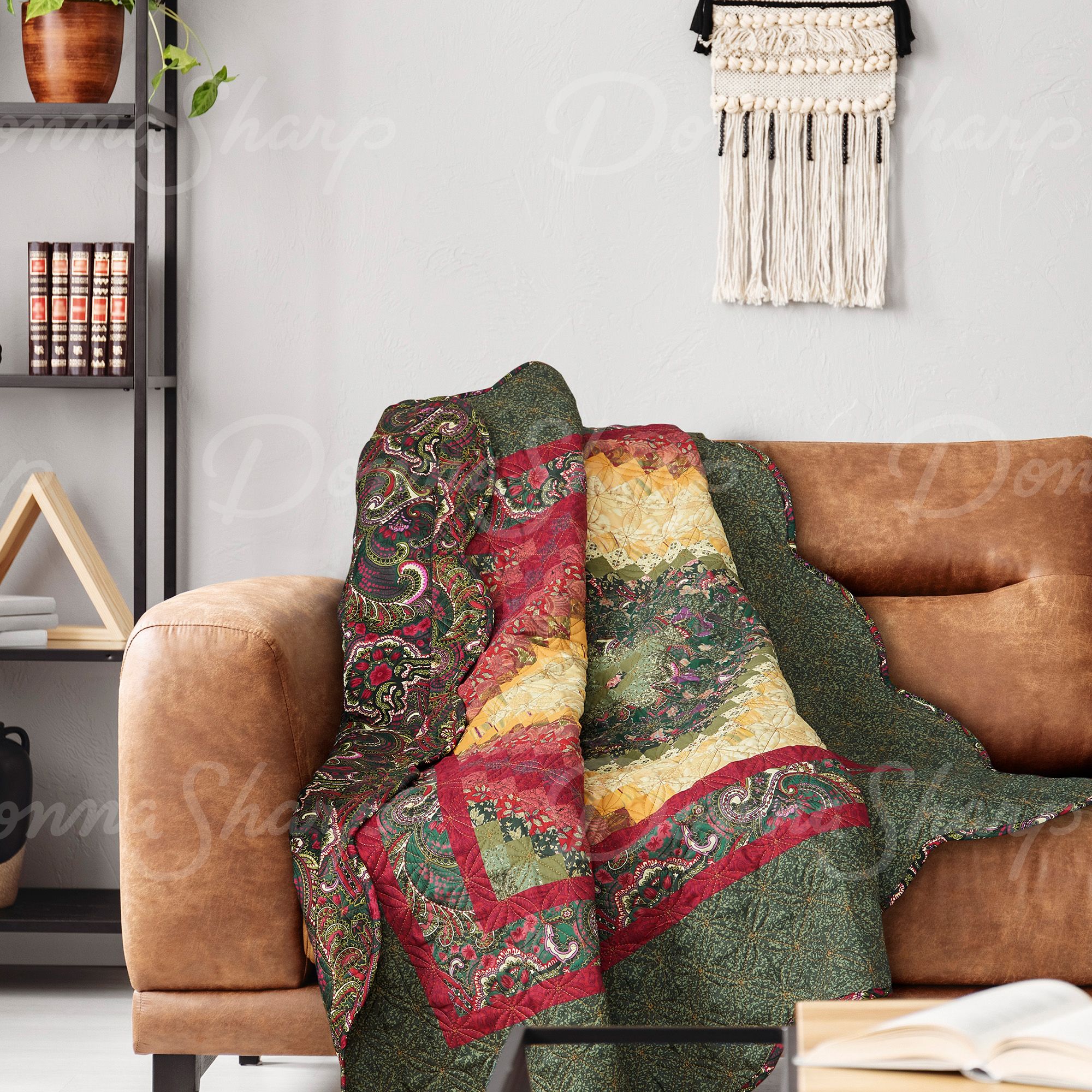 Throw, Spice Postage Stamp, The Ultra Comfort Collection