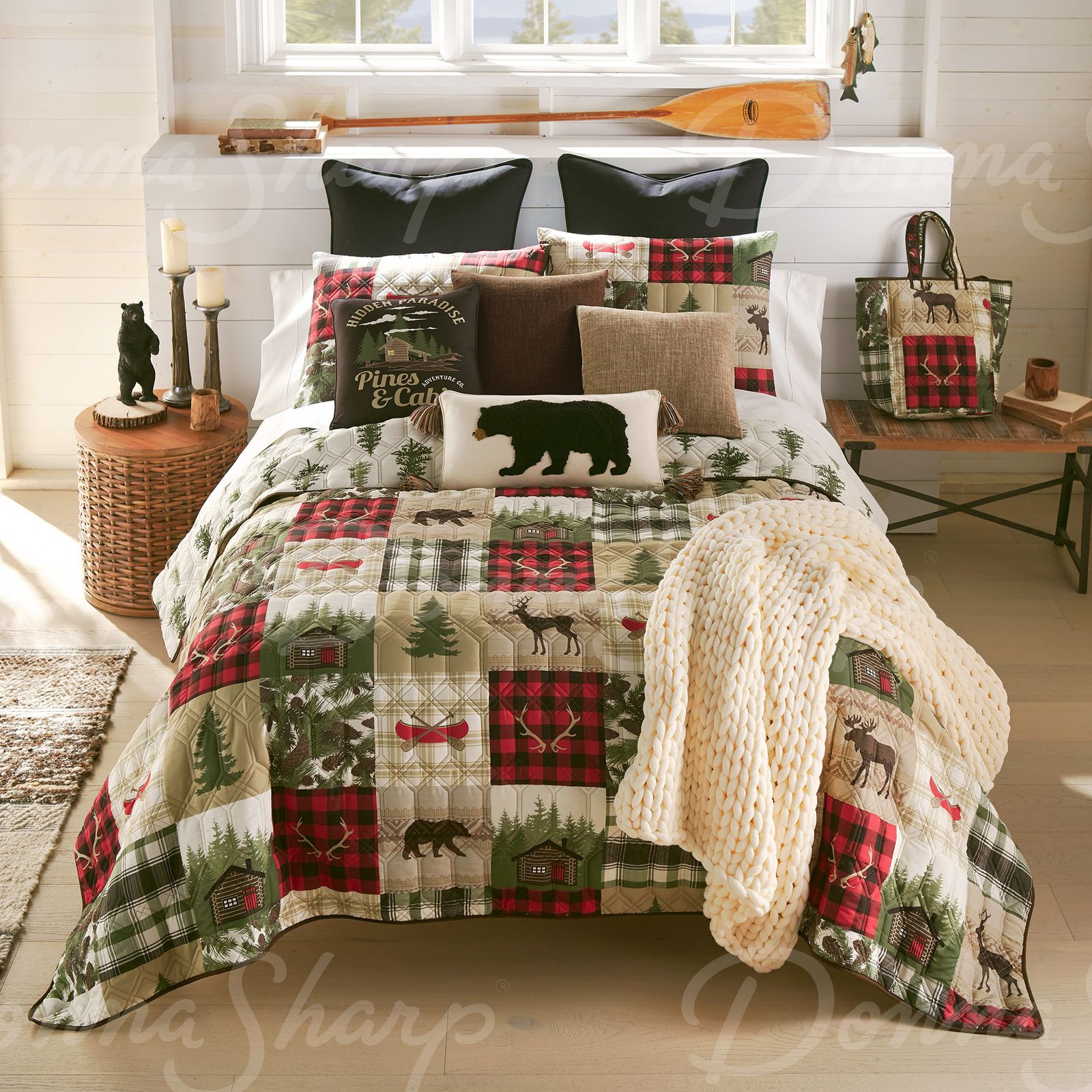 Cedar Lodge Lightweight Quilted Bedding Set from Your lifestyle by Donna  Sharp