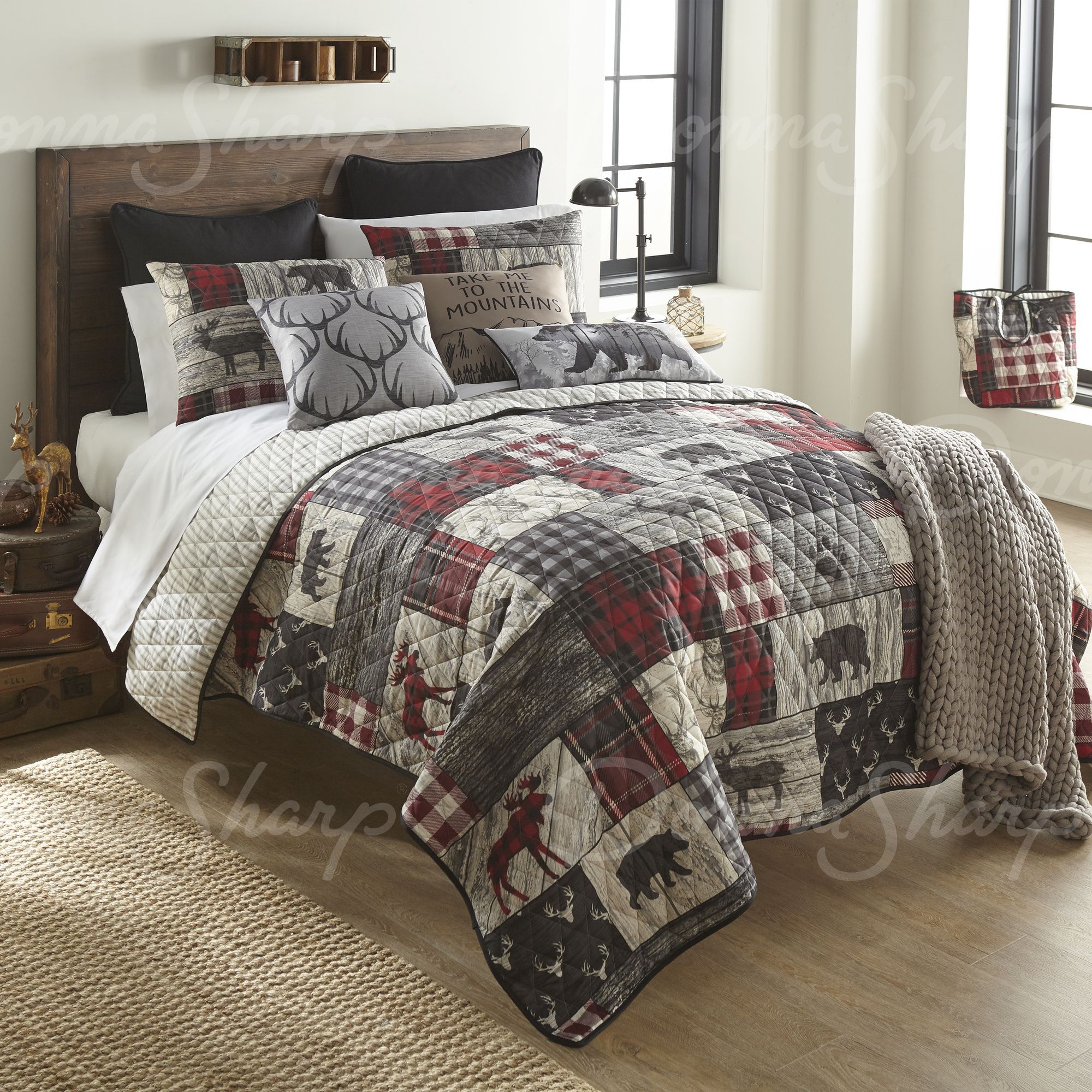 Your Lifestyle by Donna Sharp Timber Quilted Bedding Collection