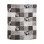 Indiana Farmhouse Pieced Cotton Quilt Coordinating Throw.