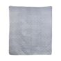 Star & Stripe 3pc Cotton Americana Decorative Throw from Your Lifestyle reverses to a blue and white checked pattern. 