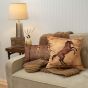 Complete the Cowboy Quilt Bedding Ensemble with the Cowboy Pillow Set and Camel Plush Knit.