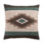 The front of this accent pillow continues the southwestern motif.