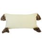 The back view of the rectangle decorative pillow.