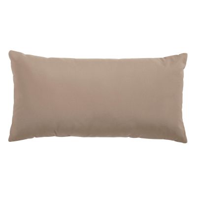 This rectangular pillow features a bear silhouette filled with watercolor trees.