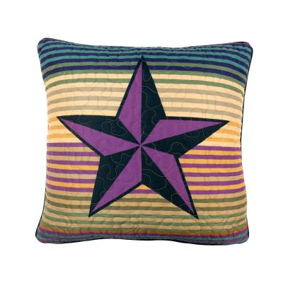 Dec Pillow, Colorful Texas (star) (exl)