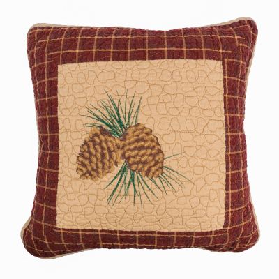 Dec Pillow, Pine Lodge - Pine Cone