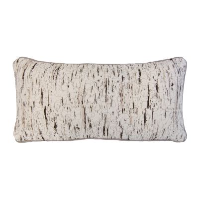 Reversible rectangle decorative pillow coordinates with the Birch Forest Quilt Collection. 