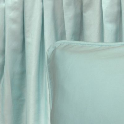 Twin Bedskirt, Aqua - Gathered
