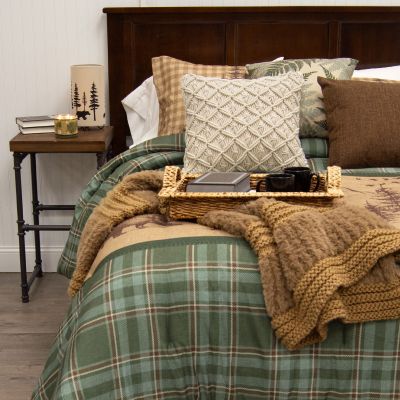 Spruce Trail 3pc Comforter Bedding Set with added accessories. Accessories sold separately.