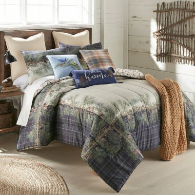 Donna Sharp Pine Boughs 3pc Comforter Bedding Set