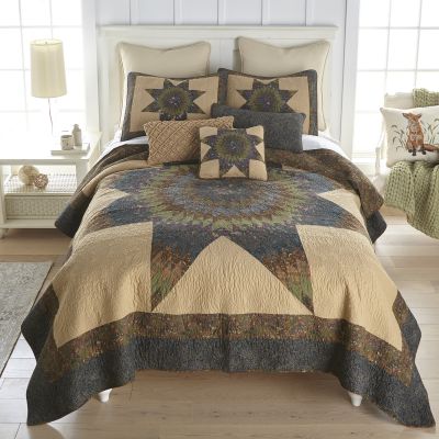Forest Star Cotton Quilted Bedding