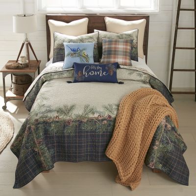 Donna Sharp Pine Boughs Quilted Bedding Set