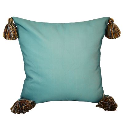 This pillow features a bear in a sawtooth star pattern.