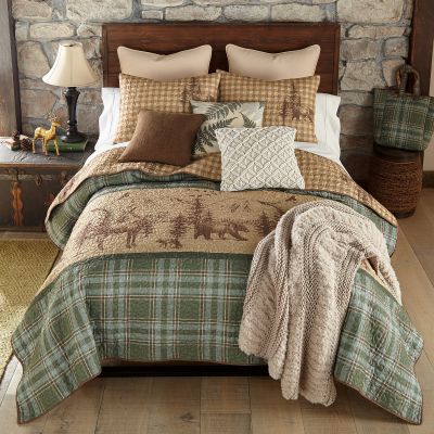 Spruce Trail Quilted Bedding Set from Your Lifestyle by Donna Sharp. Set includes quilt and shams, decorative accessories sold separately.