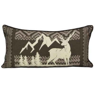 Dec Pillow, Forest Weave (Deer)
