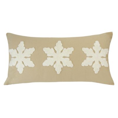 Dec Pillow, Christmas Lodge (Snowflake)