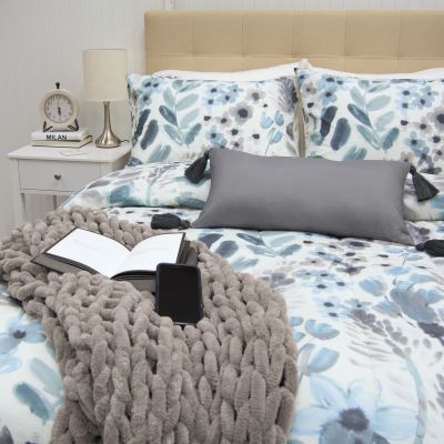 Cordoba Comforter Bedding Set displayed in a bedroom setting. 