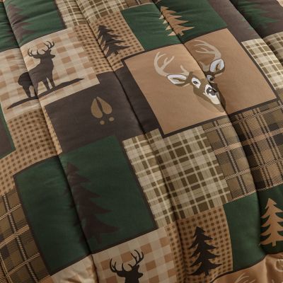 Queen Comforter Set, Green Forest Amazon