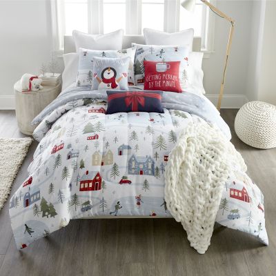 Turn your space into a Winter Wonderland with this fun comforter set.