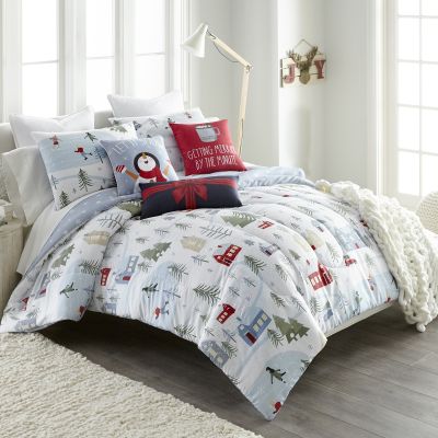 Turn your space into a Winter Wonderland with this fun comforter set.