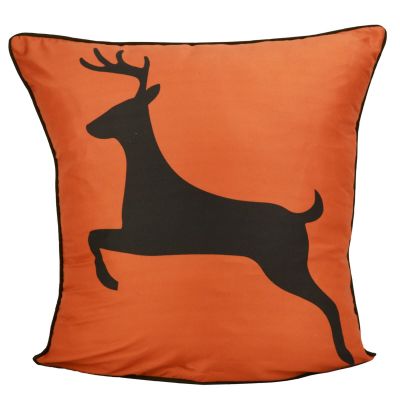 Dec Pillow, Green Forest (Deer)